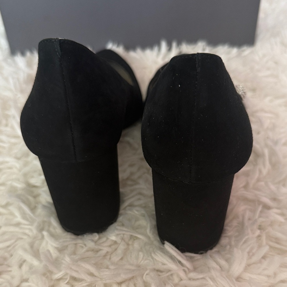 Ann Taylor Maryjane pumps in Black with Rhinestone Accent. - Picture 2 of 6